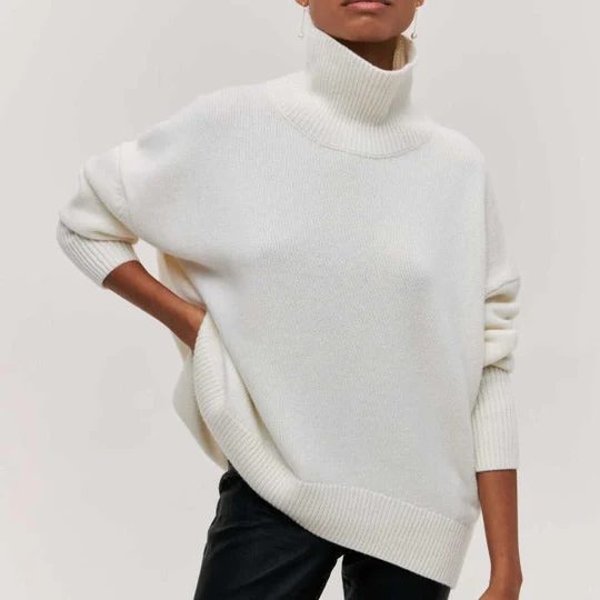 Carmen - Oversized Cashmere Turtleneck Jumper | Ideal for Winter