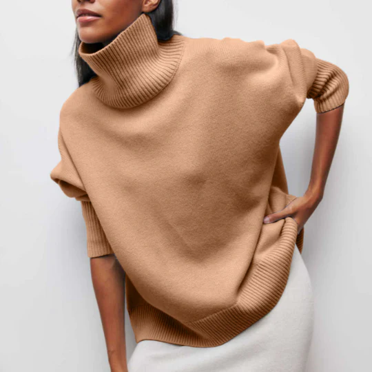 Carmen - Oversized Cashmere Turtleneck Jumper | Ideal for Winter