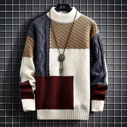 Men's Knitted Cashmere Jumper with Soft Touch | Ideal for Winter