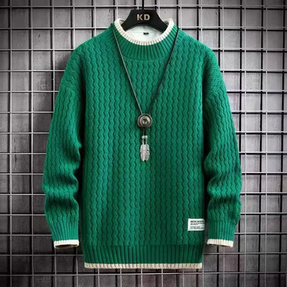 Men's Knitted Cashmere Jumper with Soft Touch | Ideal for Winter