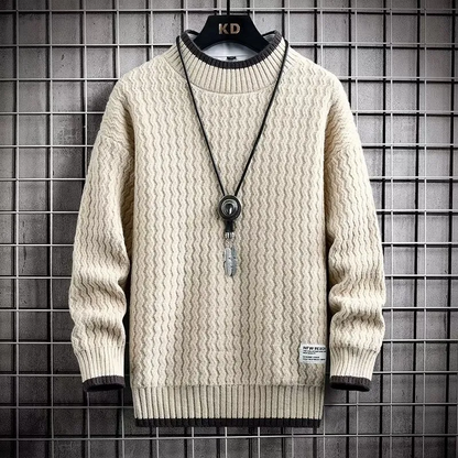 Men's Knitted Cashmere Jumper with Soft Touch | Ideal for Winter
