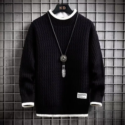 Men's Knitted Cashmere Jumper with Soft Touch | Ideal for Winter