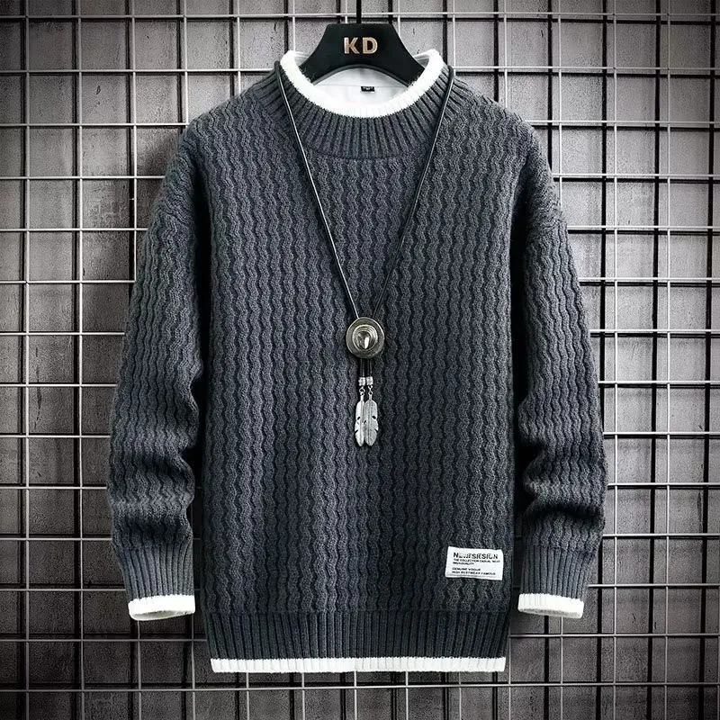 Men's Knitted Cashmere Jumper with Soft Touch | Ideal for Winter