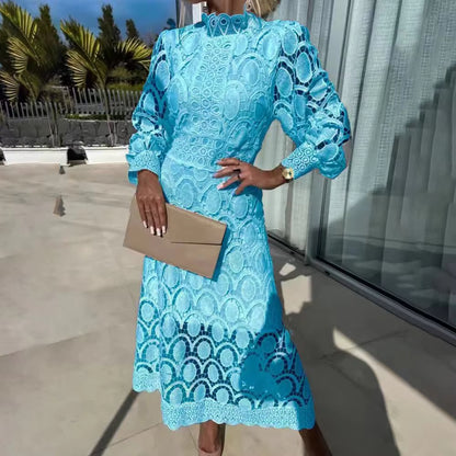 Women's Lace Dress with Intricate Details