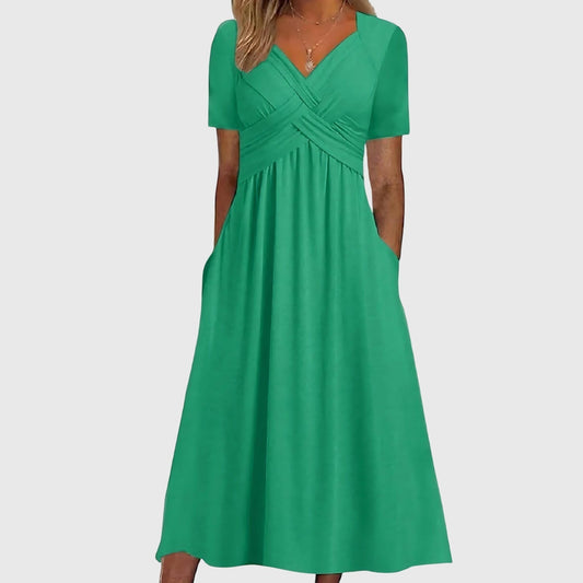 Women's Summer Dress Midi Sleeveless | Casual Dress