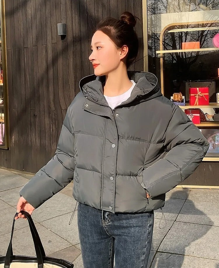 Puffer Jacket With Short Warm And Capuchon Elegant For Women | Perfect for Casual Days