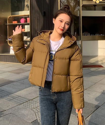 Puffer Jacket With Short Warm And Capuchon Elegant For Women | Perfect for Casual Days