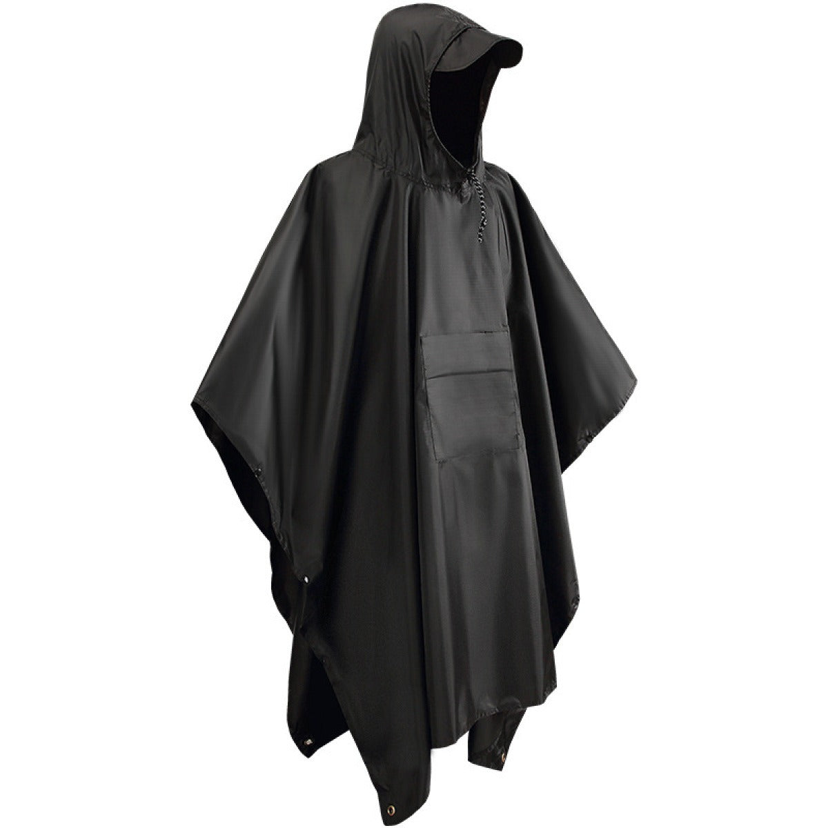 Waterproof Solid Color Lightweight Rainjacket Poncho For Unisex | Perfect for Outdoor Activities