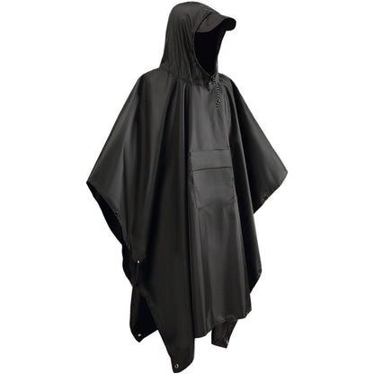 Waterproof Solid Color Lightweight Rainjacket Poncho For Unisex | Perfect for Outdoor Activities