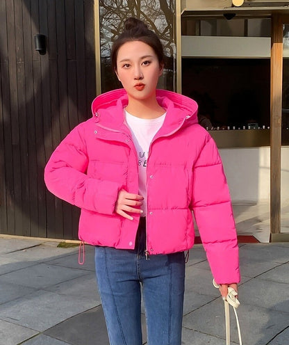 Puffer Jacket With Short Warm And Capuchon Elegant For Women | Perfect for Casual Days
