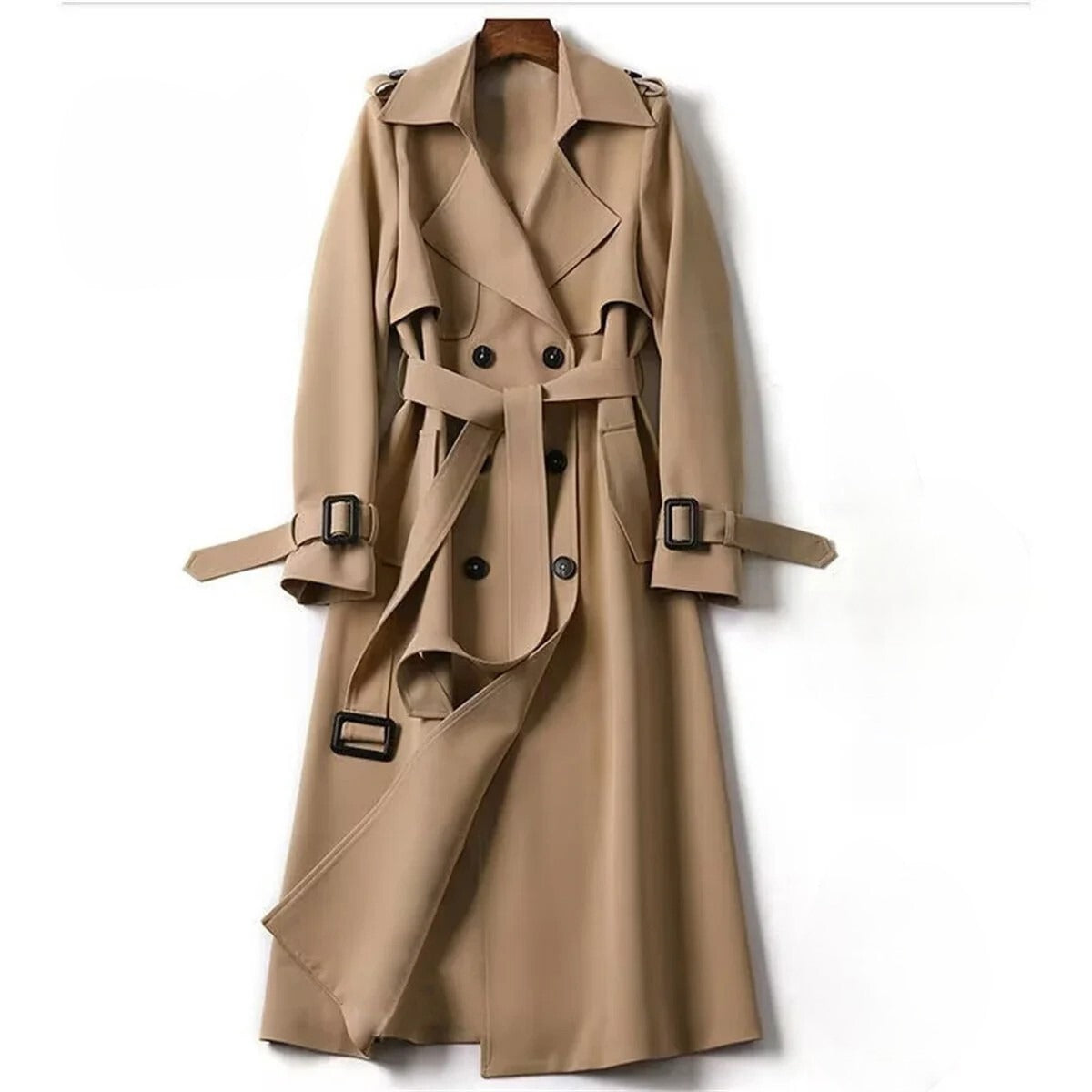 Women's Double Button Trench Coat