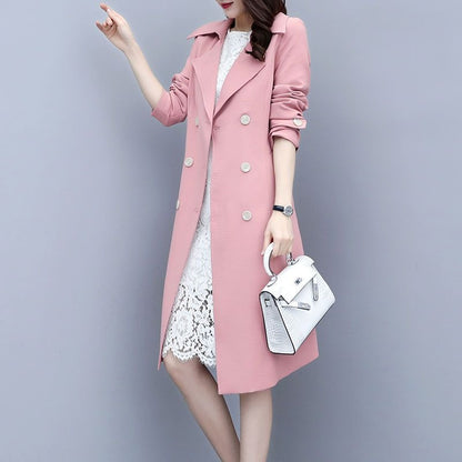 Annabelle - Women's Chic Double Breasted Trenchcoat