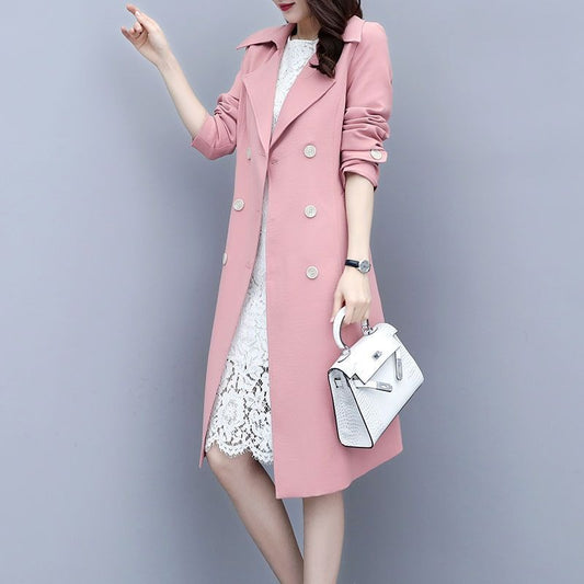 Annabelle - Women's Chic Double Breasted Trenchcoat