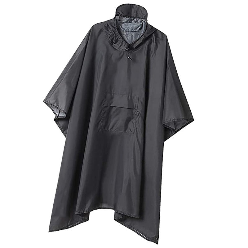 Waterproof Solid Color Lightweight Rainjacket Poncho For Unisex | Perfect for Outdoor Activities