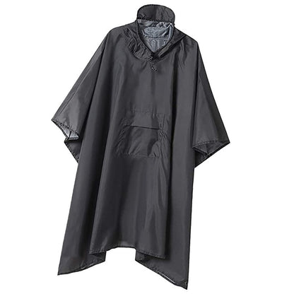 Waterproof Solid Color Lightweight Rainjacket Poncho For Unisex | Perfect for Outdoor Activities
