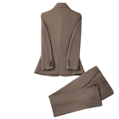 Women's Stylish Classic Single-Breasted Button Closure Blazer Set | Perfect for Everyday Wear