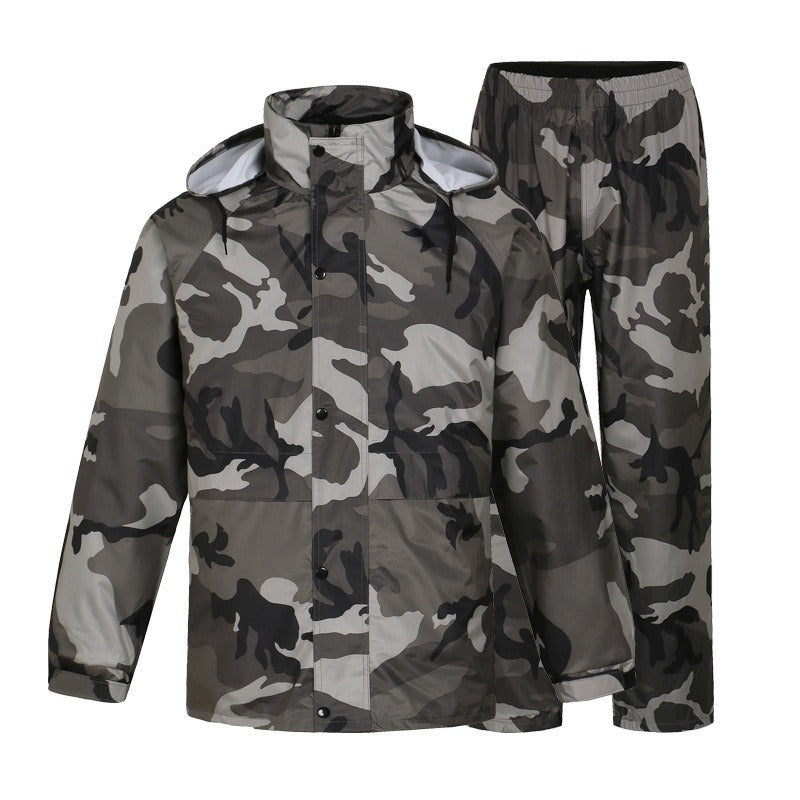 Comfortable Outdoor Breathable Rainjacket With Pants For Men | Perfect for Outdoor Activities