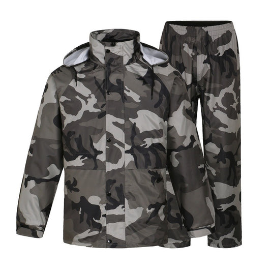 Comfortable Outdoor Breathable Rainjacket With Pants For Men | Perfect for Outdoor Activities