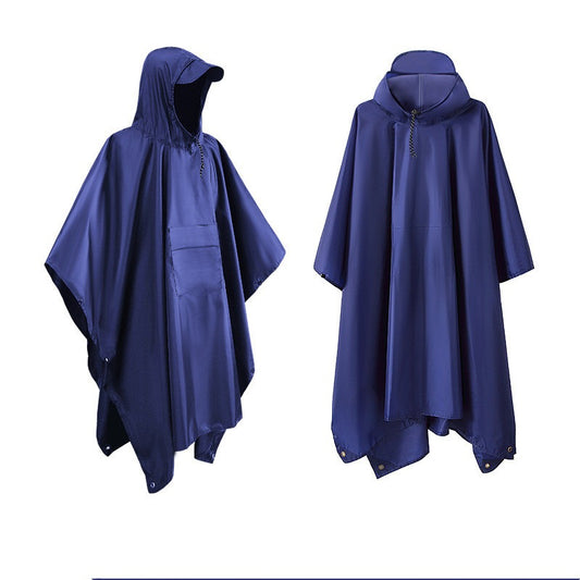 Waterproof Solid Color Lightweight Rainjacket Poncho For Unisex | Perfect for Outdoor Activities