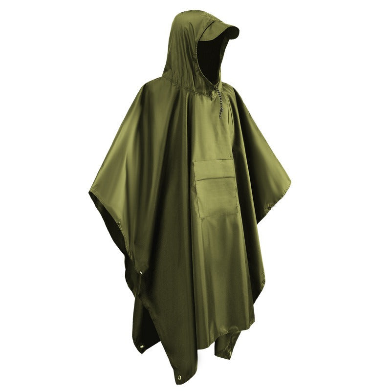 Waterproof Solid Color Lightweight Rainjacket Poncho For Unisex | Perfect for Outdoor Activities