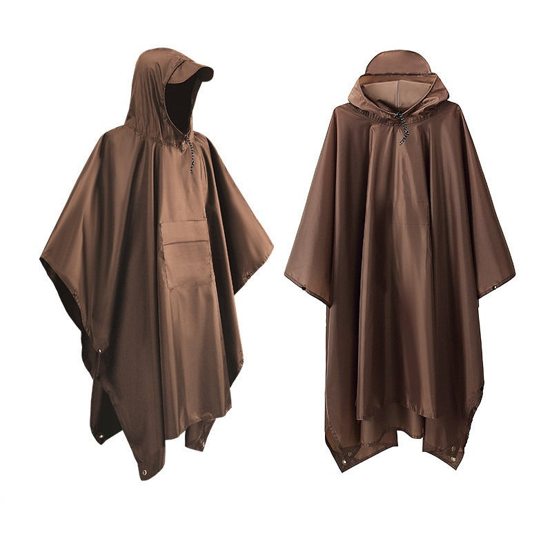 Waterproof Solid Color Lightweight Rainjacket Poncho For Unisex | Perfect for Outdoor Activities