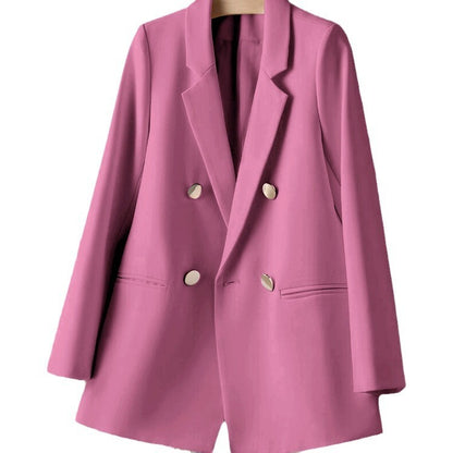Women's Comfortable Loose Fit Blazer with Buttons | Perfect for Casual Days