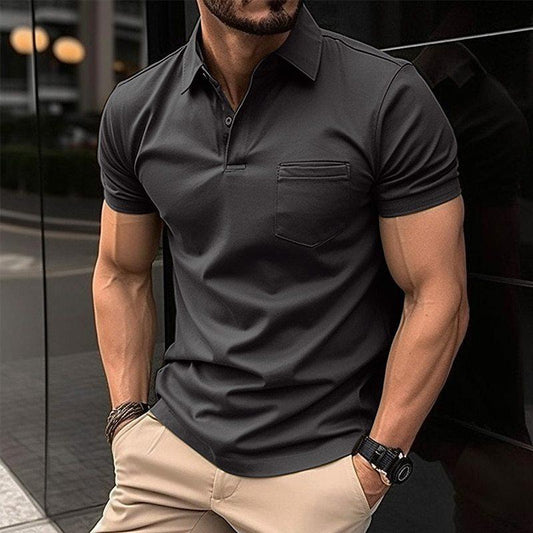 Men's Elegant High-Quality Polo Shirt with Unique Design
