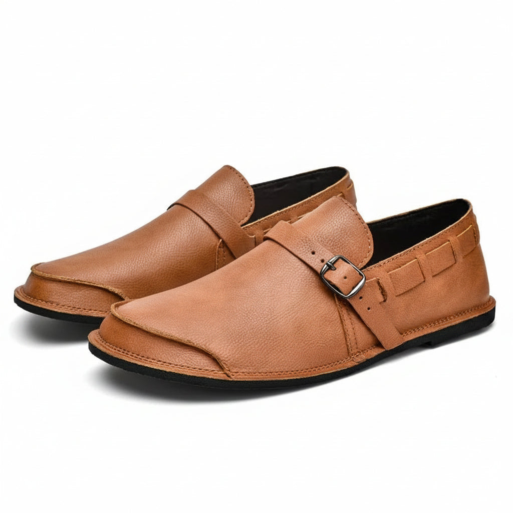 Men's Loafers Buckled Slip-On Round Toe | Casual Shoes - Image 12