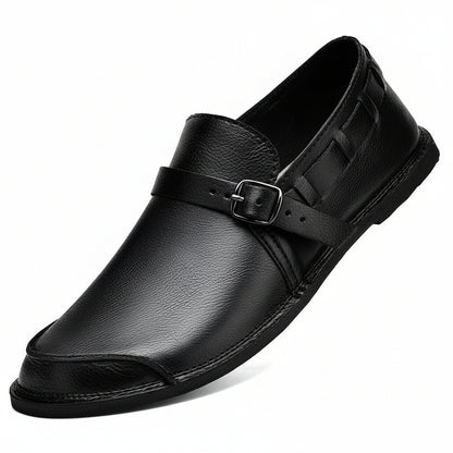 Men's Loafers Buckled Slip-On Round Toe | Casual Shoes - Image 4