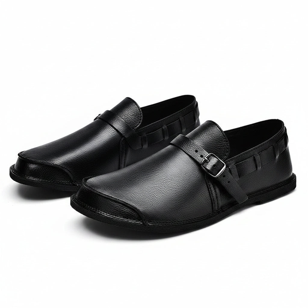 Men's Loafers Buckled Slip-On Round Toe | Casual Shoes - Image 8