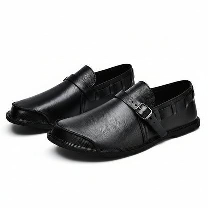 Men's Loafers Buckled Slip-On Round Toe | Casual Shoes - Image 8