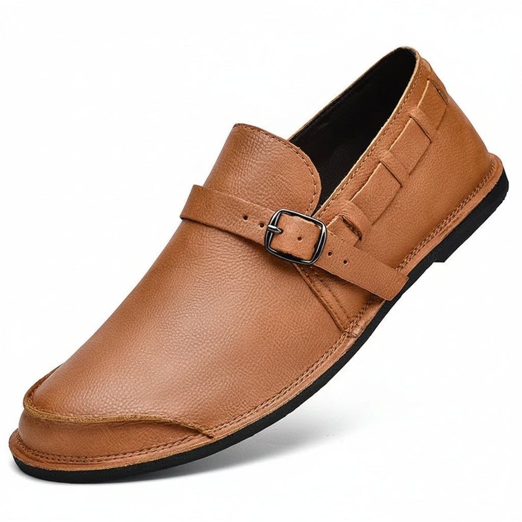 Men's Loafers Buckled Slip-On Round Toe | Casual Shoes - Image 9