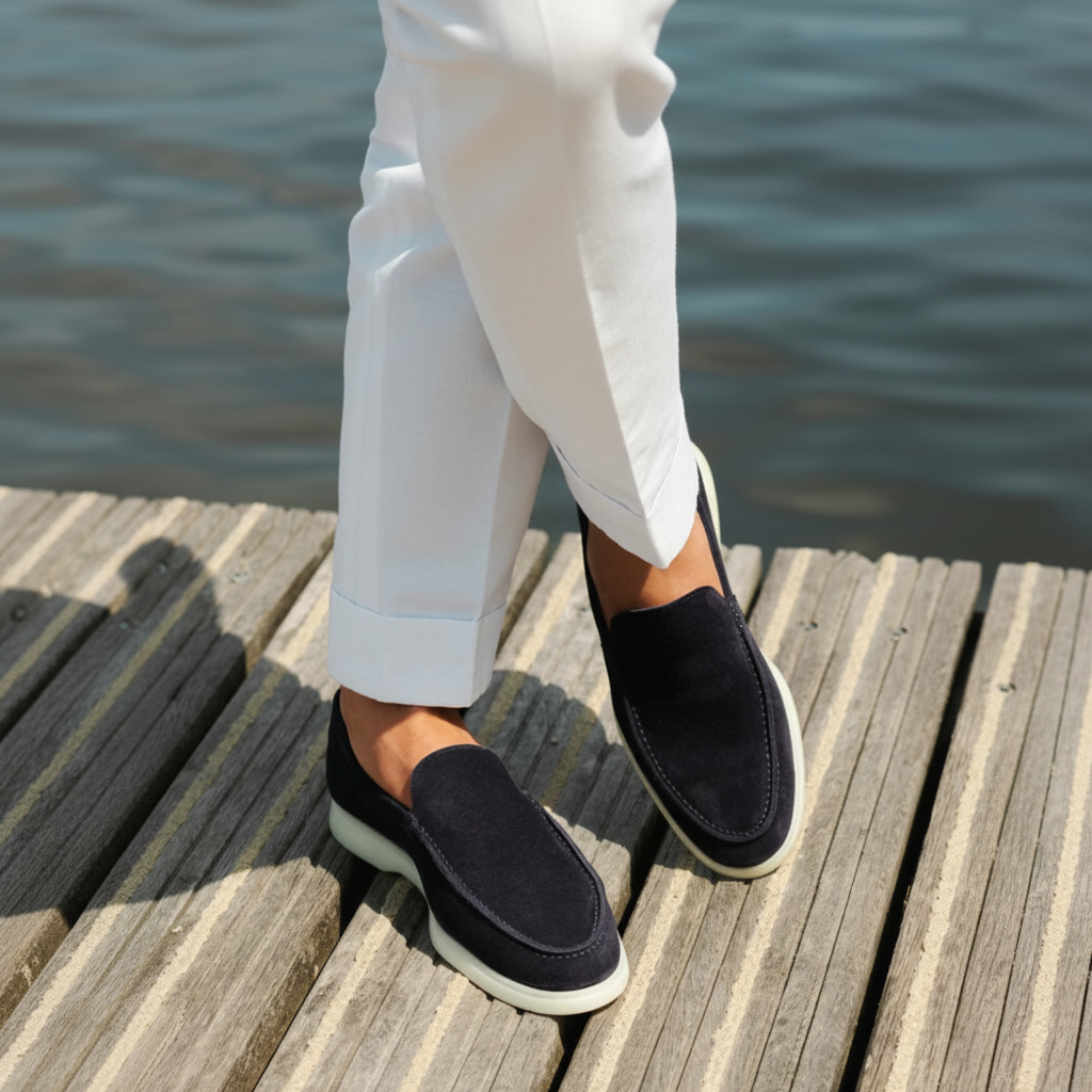 Men's Loafers Suede Slip-On | Casual Loafers - Image 4