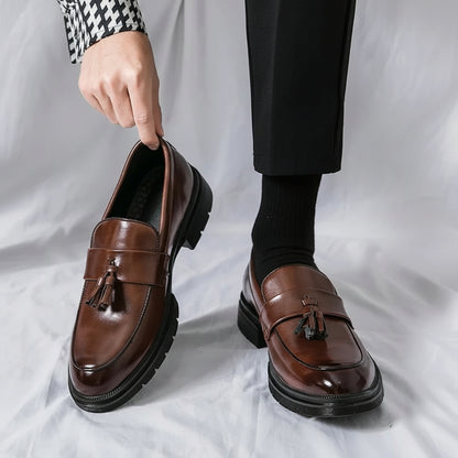 Men's Loafers Tassel Genuine | Dress Shoes - Image 10