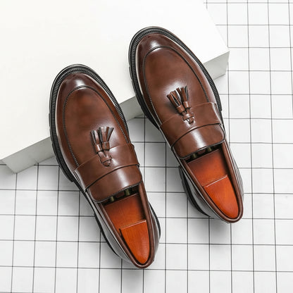 Men's Loafers Tassel Genuine | Dress Shoes - Image 16