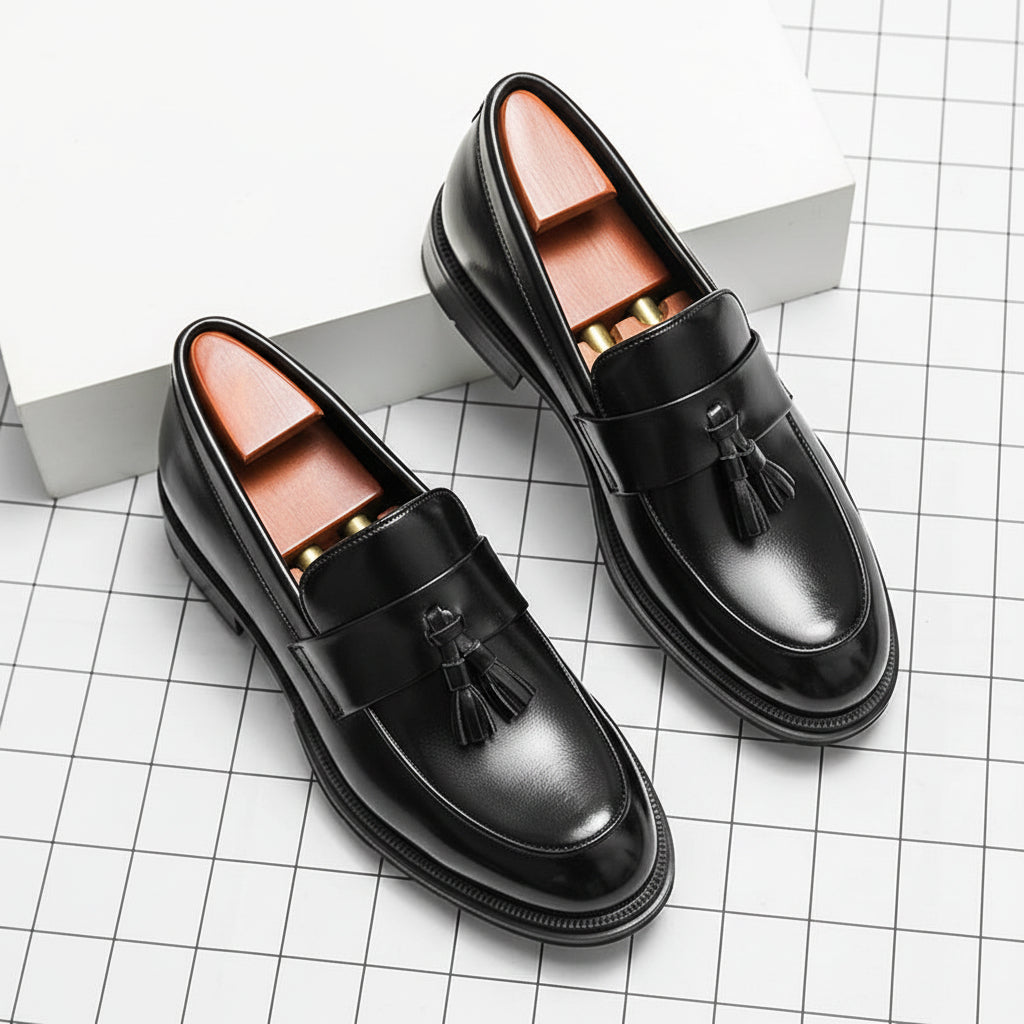 Men's Loafers Tassel Genuine | Dress Shoes - Image 8