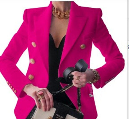 Women's Elegant blazer with front buttons and chest pocket | Perfect for Casual Days