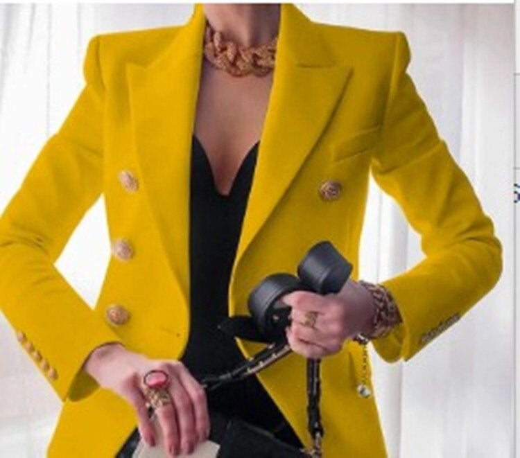 Women's Elegant blazer with front buttons and chest pocket | Perfect for Casual Days