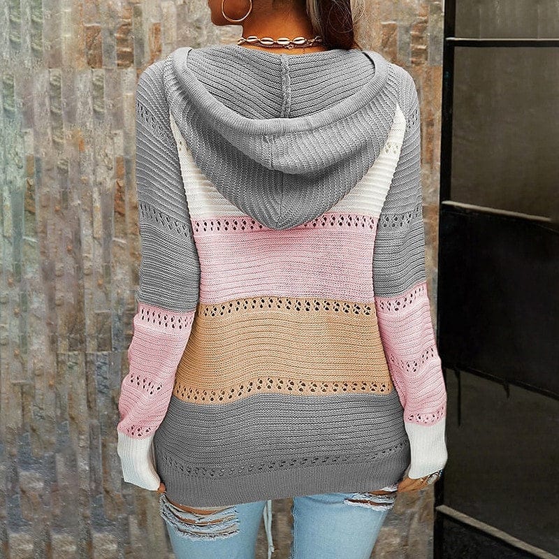 Edwina - Jumper for Women - Chic - Knitted - For Casual Wear