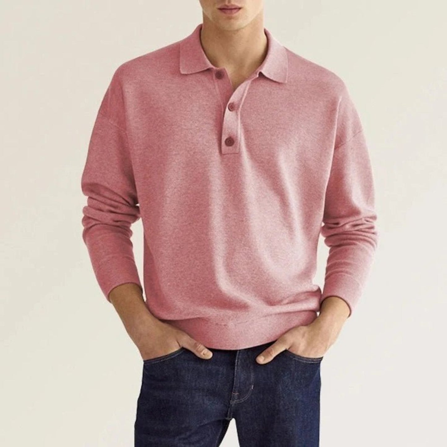 Parekura - Long Sleeve Polo - Casual - Made for Comfort - Ideal for Autumn/Winter