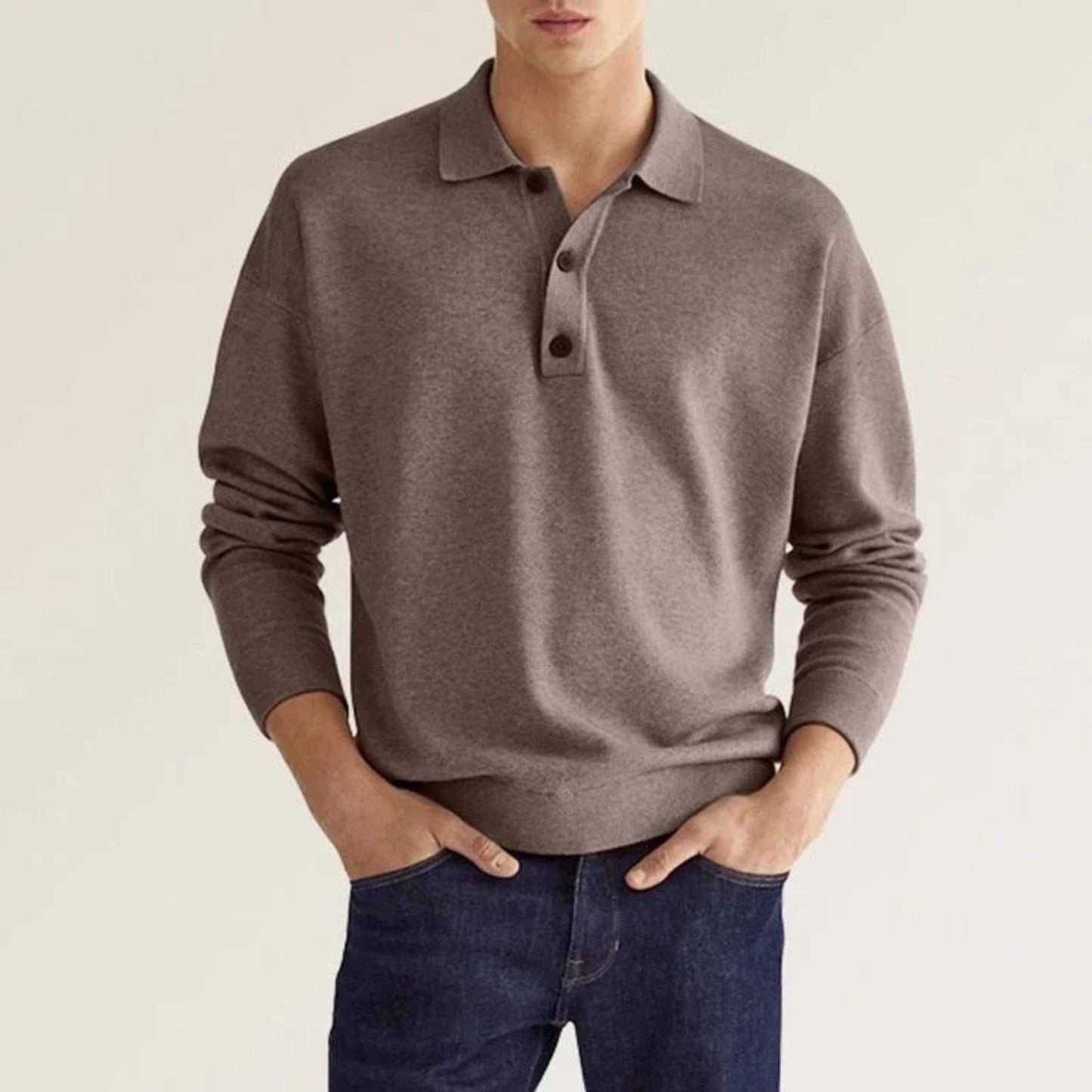 Parekura - Long Sleeve Polo - Casual - Made for Comfort - Ideal for Autumn/Winter