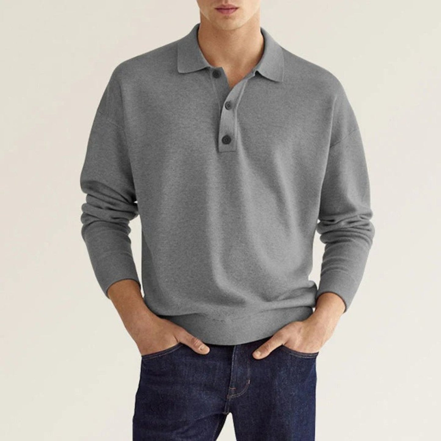Parekura - Long Sleeve Polo - Casual - Made for Comfort - Ideal for Autumn/Winter