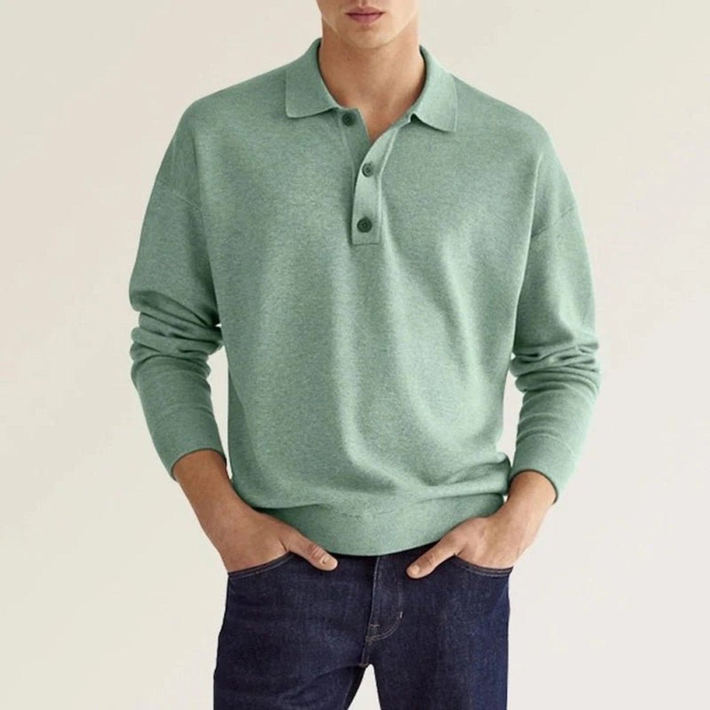 Parekura - Long Sleeve Polo - Casual - Made for Comfort - Ideal for Autumn/Winter