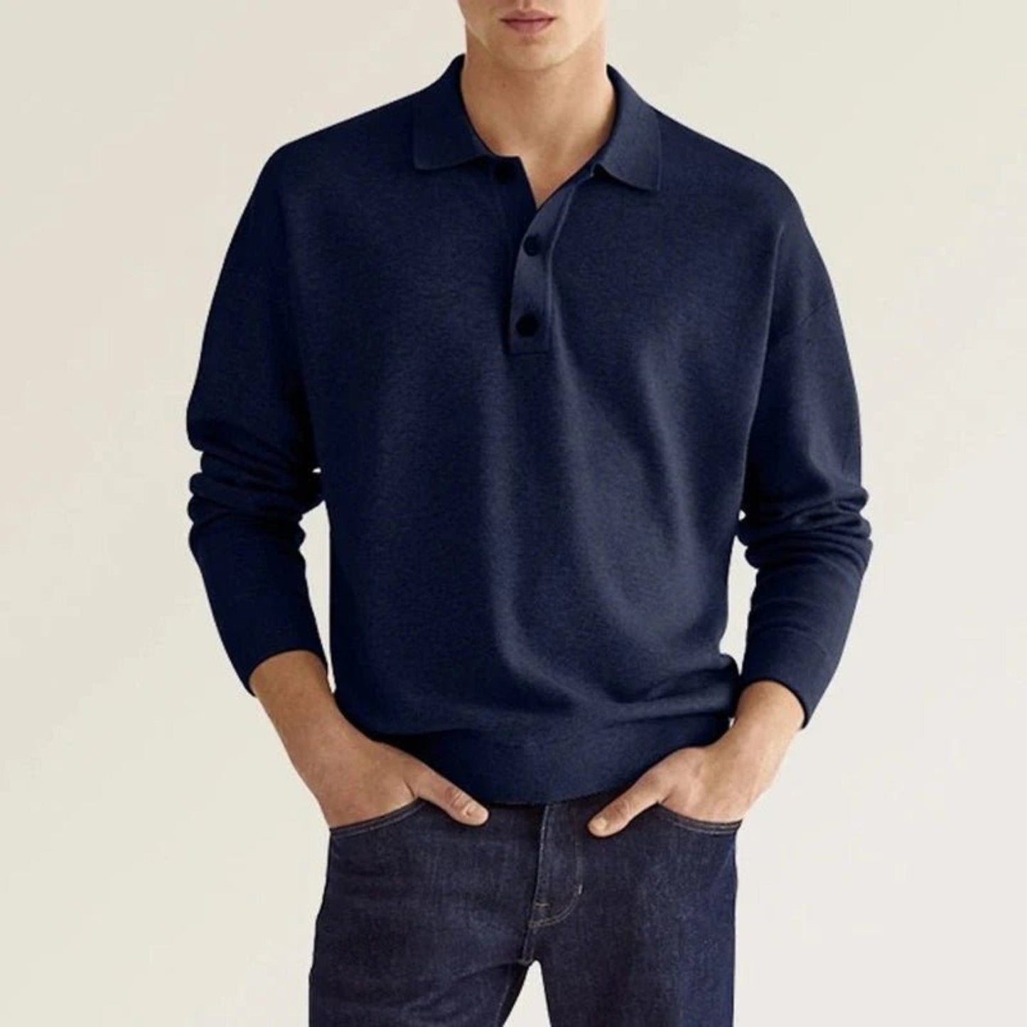 Parekura - Long Sleeve Polo - Casual - Made for Comfort - Ideal for Autumn/Winter