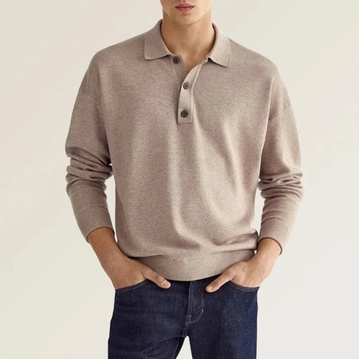 Parekura - Long Sleeve Polo - Casual - Made for Comfort - Ideal for Autumn/Winter