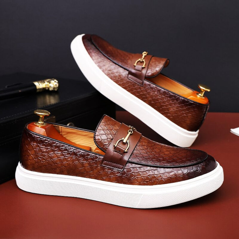 Women's Buckle Loafers Slip-On | Casual Loafers - Image 2