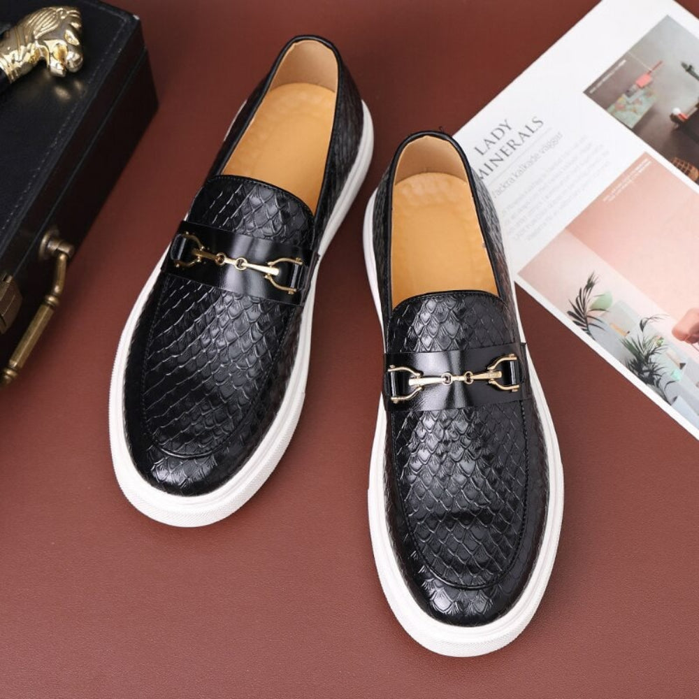 Women's Buckle Loafers Slip-On | Casual Loafers - Image 4