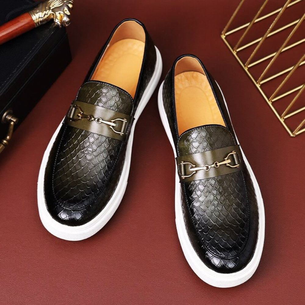 Women's Buckle Loafers Slip-On | Casual Loafers - Image 9