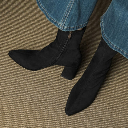 Women's Cowboy Boots Ankle Block Heels | Western Boots  - Image 19