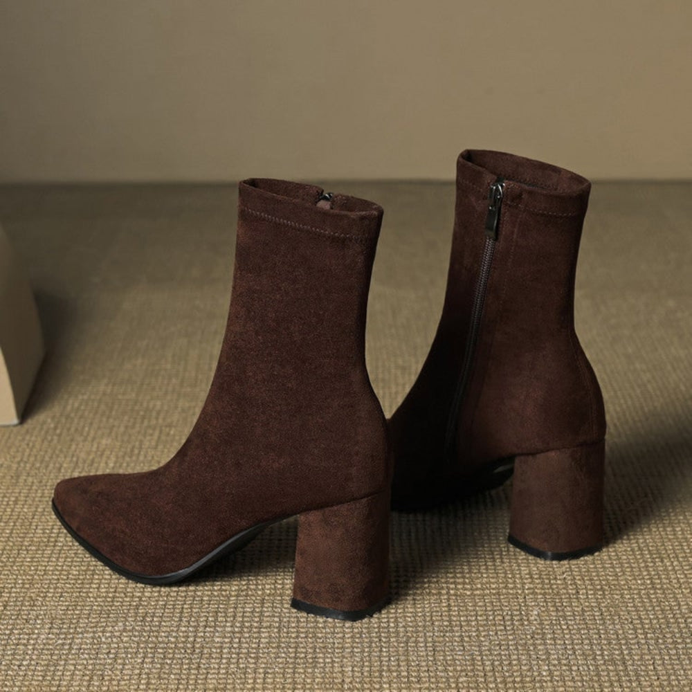 Women's Cowboy Boots Ankle Block Heels | Western Boots  - Image 4